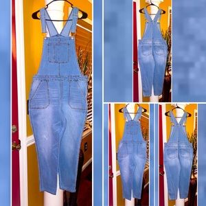 xxl (19) No Boundaries Light Blue Denim Overalls